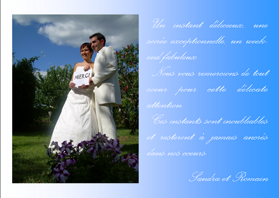 Remerciement
